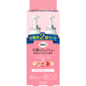 消臭力 自動でシュパッと つけかえ 2個セット ピュアフローラルの香り