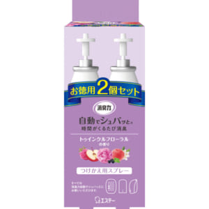 消臭力 自動でシュパッと つけかえ 2個セット トゥインクルフローラルの香り