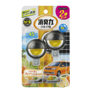 クルマの消臭力 クリップタイプ 2個セット シトラス