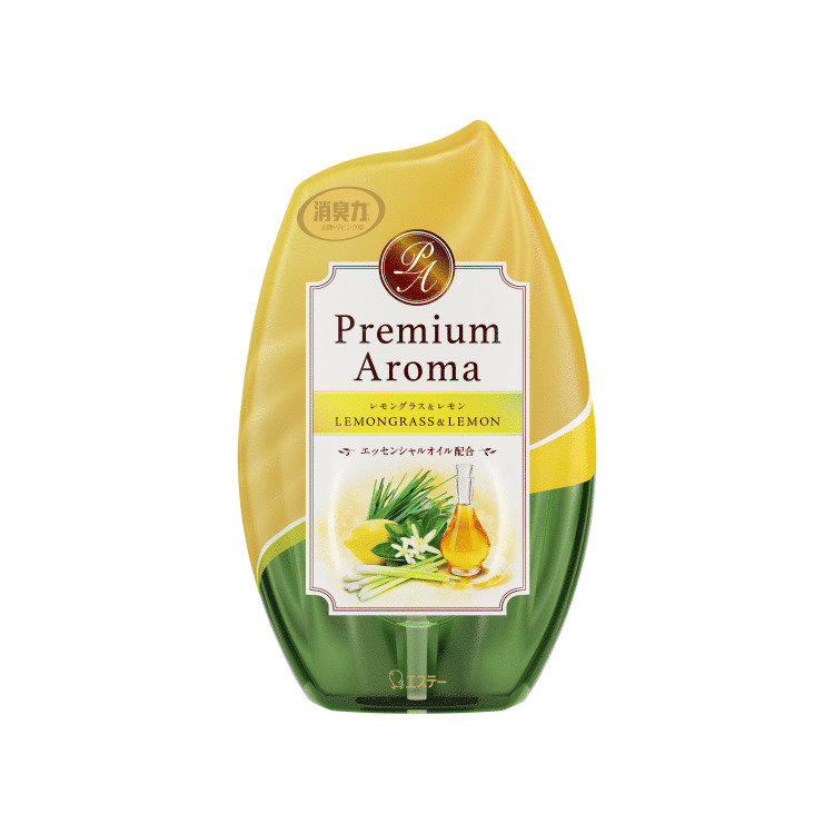 玄関 リビング用 消臭力 Premium Aroma プレミアムアロマ レモングラス レモン 消臭剤 芳香剤 製品サイト エステー株式会社