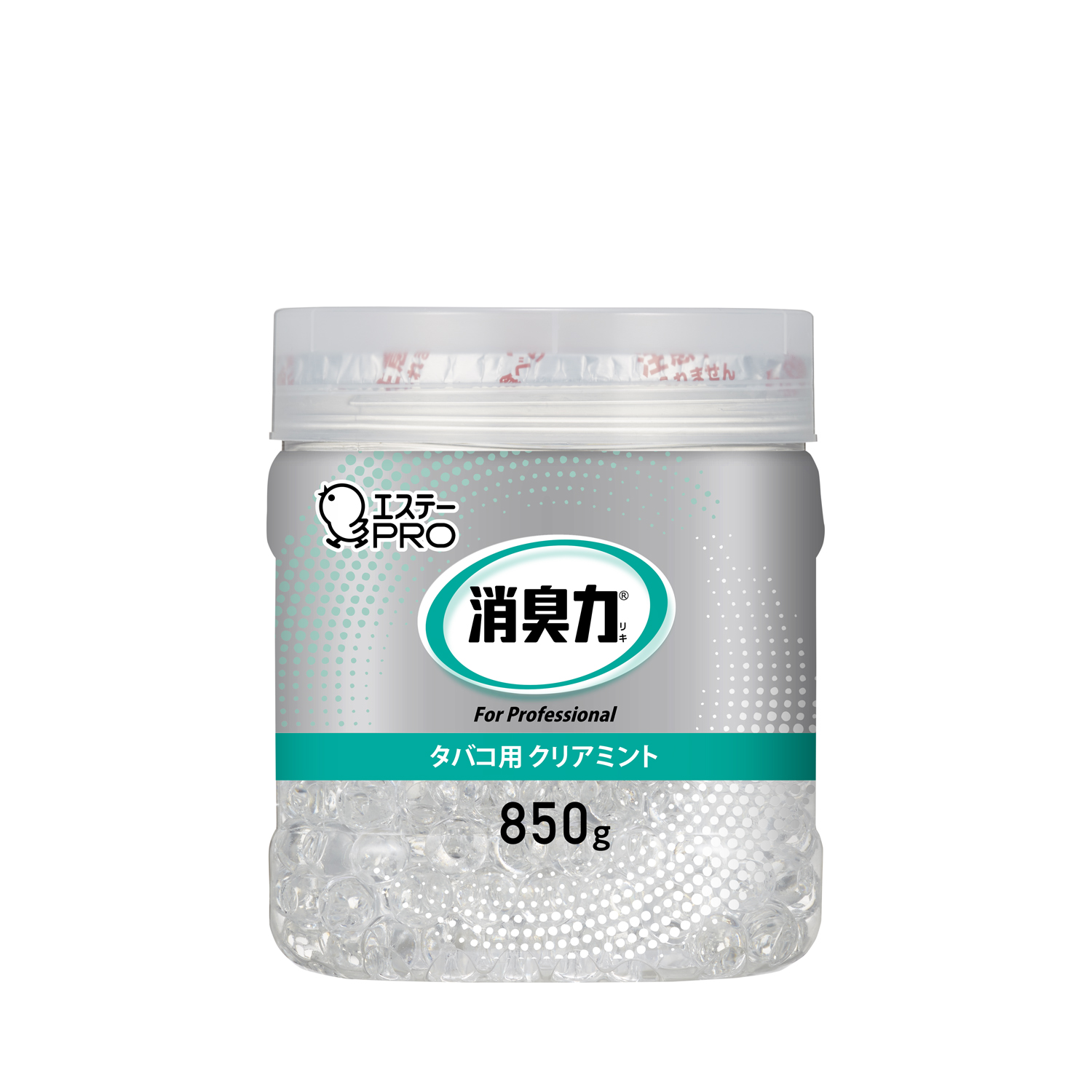 消臭力 業務用 ビーズタイプ 大容量 本体 850g タバコ用 クリアミント 業務用消臭剤 製品サイト エステー株式会社