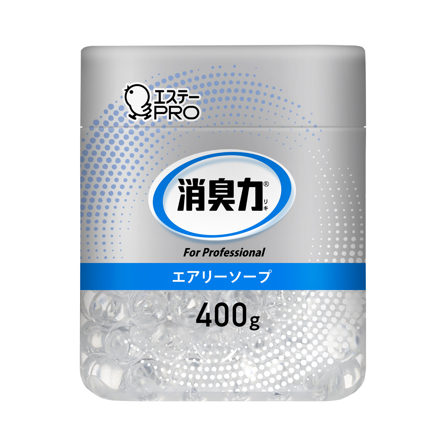 消臭力 業務用 ビーズタイプ 本体 400g エアリーソープ | 業務用消臭剤 | 製品サイト | エステー株式会社