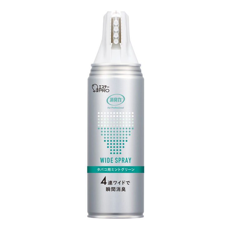 消臭力　業務用　ワイドスプレー 450mL タバコ用 ミントグリーン