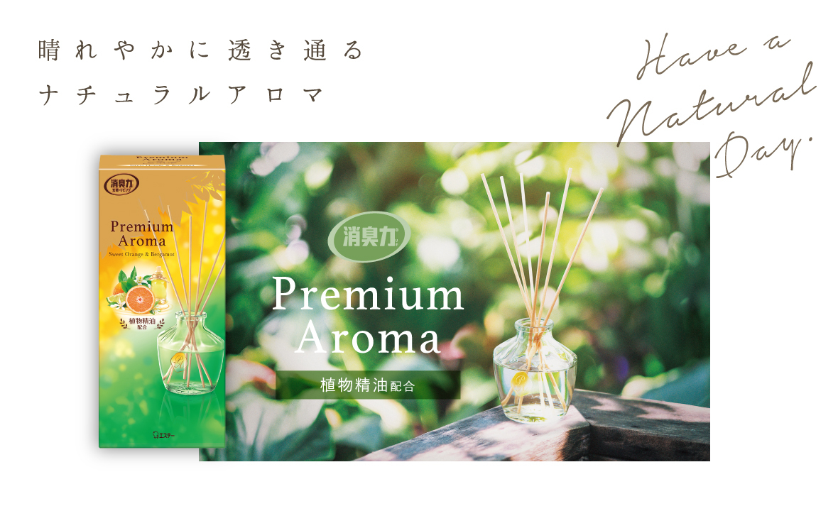 玄関・リビング用 消臭力 Premium Aroma Stick（プレミアムアロマ