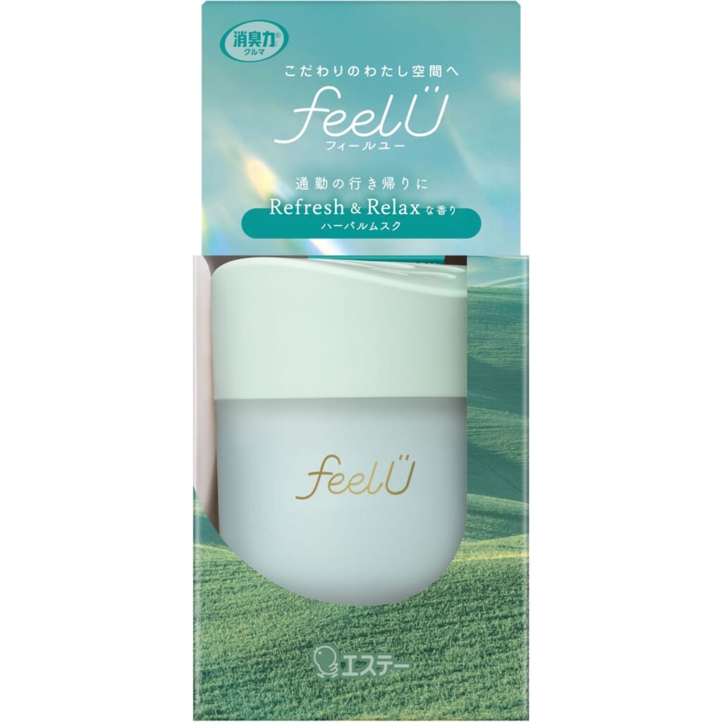 消臭力 クルマ用 feelU ゲルタイプ 本体 ハーバルムスク