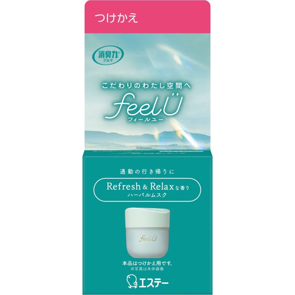 消臭力 クルマ用 feelU ゲルタイプ つけかえ ハーバルムスク