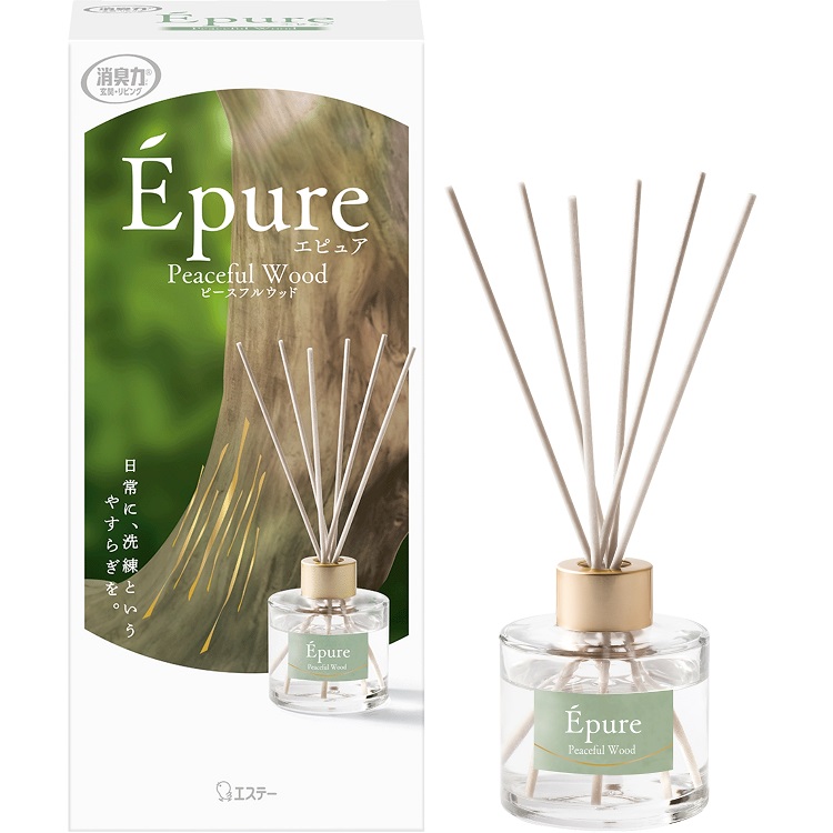 消臭力 Épure 玄関・リビング用 Stick 本体 ピースフルウッド